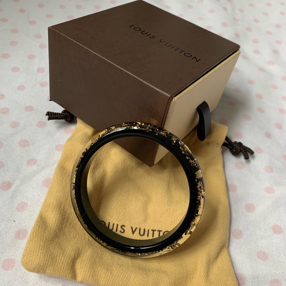 Louis Vuitton Black Resin Bangle